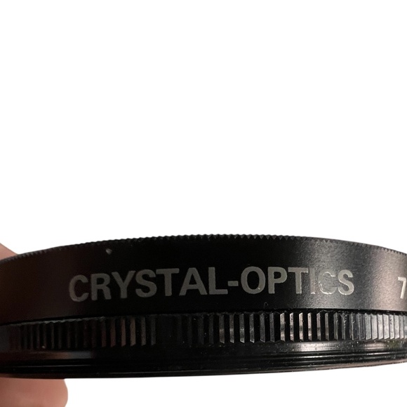 Crystal Optics 72mm C-P.L Crew In Filter Made in Japan Pre-owned - Picture 5 of 5